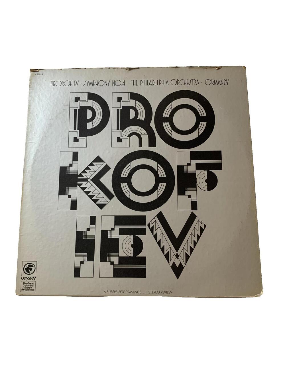 Prokofiev Symphony No. 4 - The Philadelphia Orchestra, Ormandy Vinyl Record